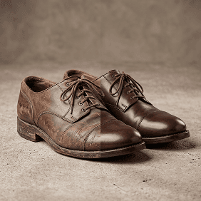 Dress Shoes before